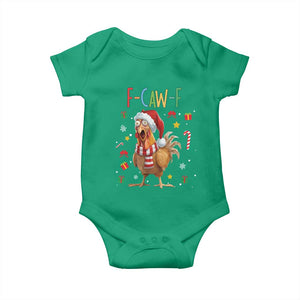 Funny F Caw F Chicken Joke Gift Baby Onesie Christmas Gift TS12 Irish Green Print Your Wear