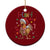 Funny F Caw F Chicken Joke Gift Ceramic Ornament Xmas Gift - Print Your Wear