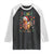 Funny F Caw F Chicken Joke Gift Raglan Shirt Christmas Gift - Print Your Wear