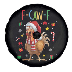 Funny F Caw F Chicken Joke Gift Spare Tire Cover Christmas Gift - Print Your Wear