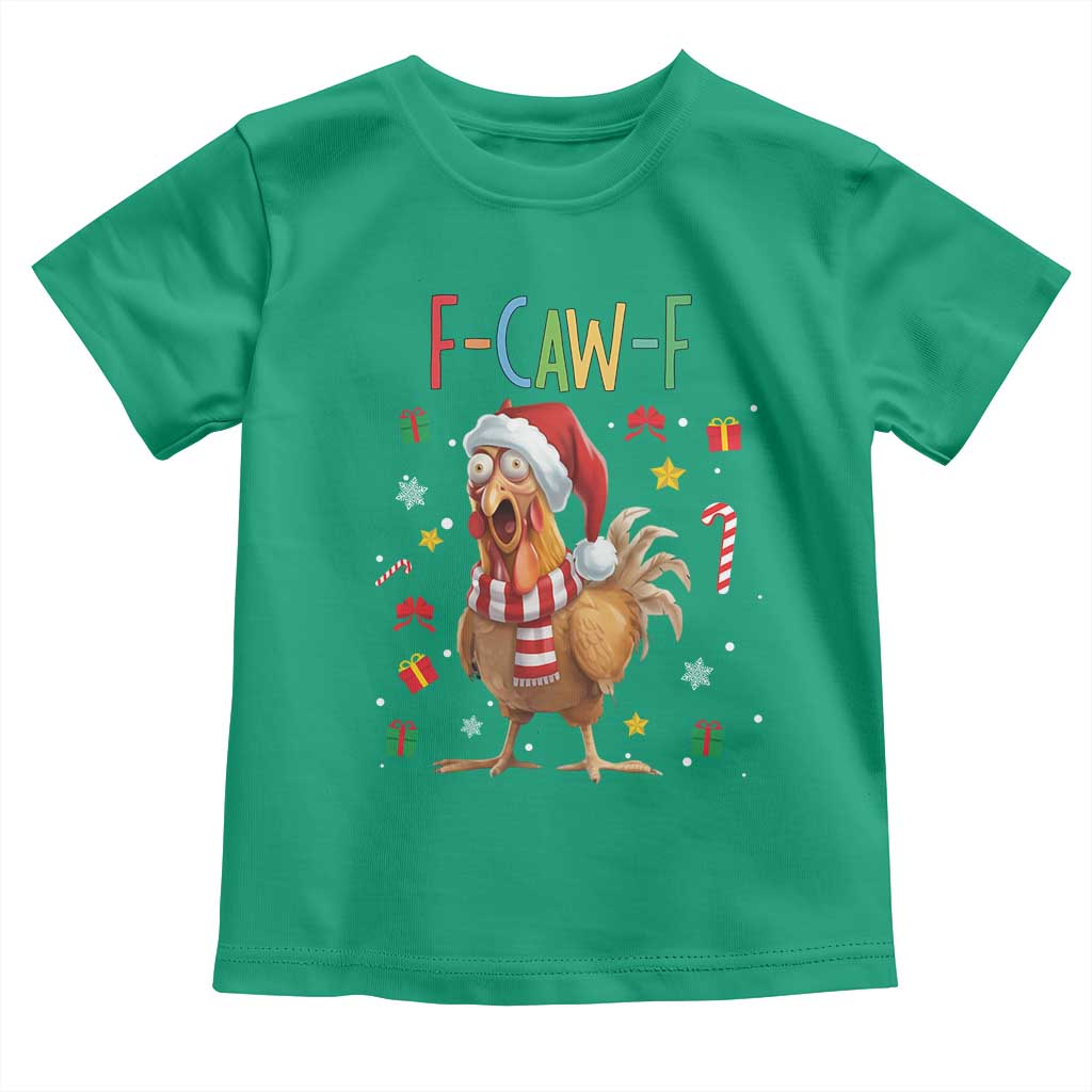 Funny F Caw F Chicken Joke Gift Toddler T Shirt Christmas Gift TS12 Irish Green Print Your Wear