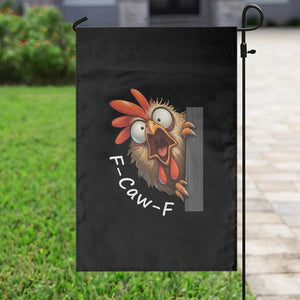 F-Caw-F Chicken Joke Garden Flag Funny Screaming Gift TS12 Print Your Wear