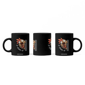 F-Caw-F Chicken Joke Coffee Mug Funny Screaming Gift TS12 Print Your Wear