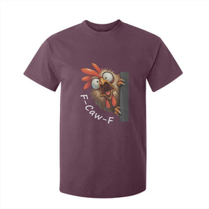 F-Caw-F Chicken Joke T Shirt For Kid Funny Screaming Gift - Print Your Wear
