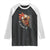 F-Caw-F Chicken Joke Raglan Shirt Funny Screaming Gift TS12 Black White Print Your Wear