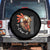 F-Caw-F Chicken Joke Spare Tire Cover Funny Screaming Gift TS12 No hole Black Print Your Wear