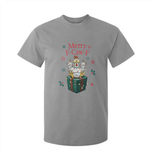 Merry F-Caw-F Chicken T Shirt For Kid Funny Christmas Gift TS12 Sport Gray Print Your Wear