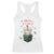 Merry F-Caw-F Chicken Racerback Tank Top Funny Christmas Gift - Print Your Wear