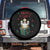 Merry F-Caw-F Chicken Spare Tire Cover Funny Christmas Gift - Print Your Wear