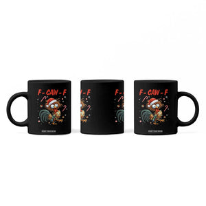 Funny F Caw F Chicken Meme Coffee Mug Christmas Gift - Print Your Wear