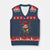 Funny F Caw F Chicken Meme V-Neck Knit Sweater Vest Xmas Gift - Print Your Wear