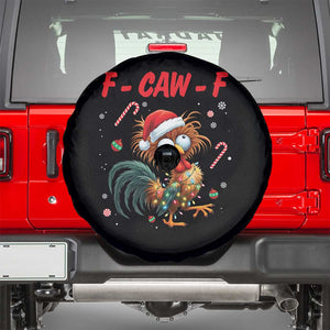 Funny F Caw F Chicken Meme Spare Tire Cover Christmas Gift TS12 Black Print Your Wear