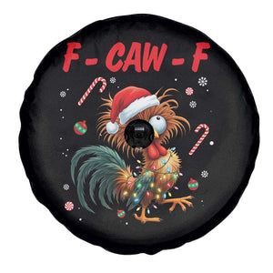 Funny F Caw F Chicken Meme Spare Tire Cover Christmas Gift - Print Your Wear