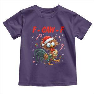 Funny F Caw F Chicken Meme Toddler T Shirt Christmas Gift TS12 Purple Print Your Wear