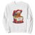 Merry F Caw F Santa Chicken Sweatshirt Funny Christmas Gift TS12 White Print Your Wear