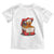 Merry F Caw F Santa Chicken Toddler T Shirt Funny Christmas Gift - Print Your Wear