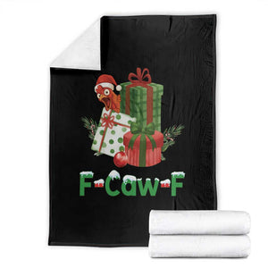 F Caw F Chicken Throw Blanket Funny Farm Life Holiday Gift TS12 Black Print Your Wear