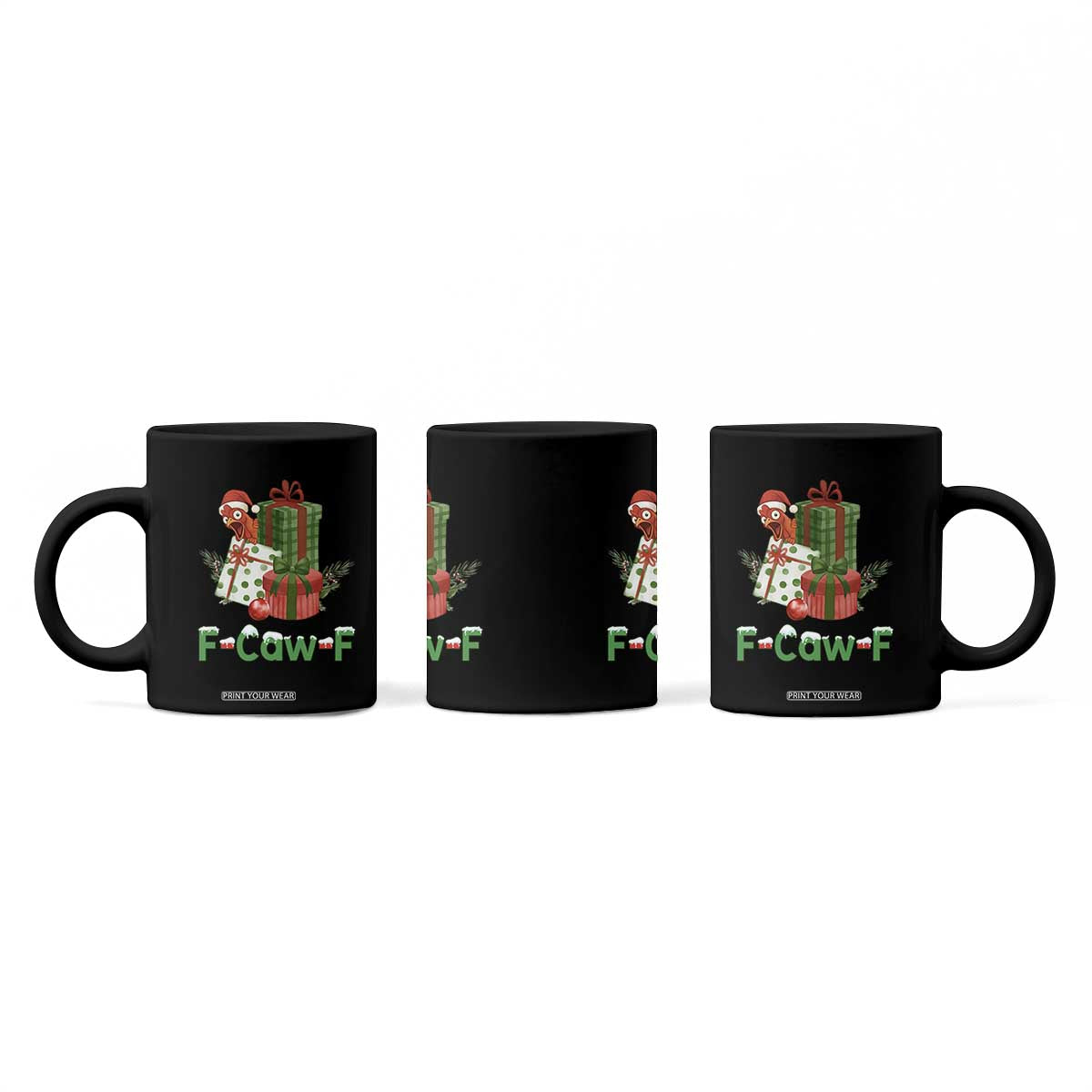 F Caw F Chicken Coffee Mug Funny Farm Life Holiday Gift TS12 Print Your Wear