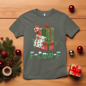 F Caw F Chicken T Shirt Funny Farm Life Holiday Gift TS12 Military Green Print Your Wear