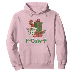 F Caw F Chicken Hoodie Funny Farm Life Holiday Gift TS12 Light Pink Print Your Wear