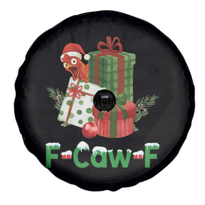 F Caw F Chicken Spare Tire Cover Funny Farm Life Holiday Gift TS12 Print Your Wear