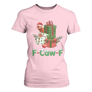 F Caw F Chicken T Shirt For Women Funny Farm Life Holiday Gift TS12 Light Pink Print Your Wear
