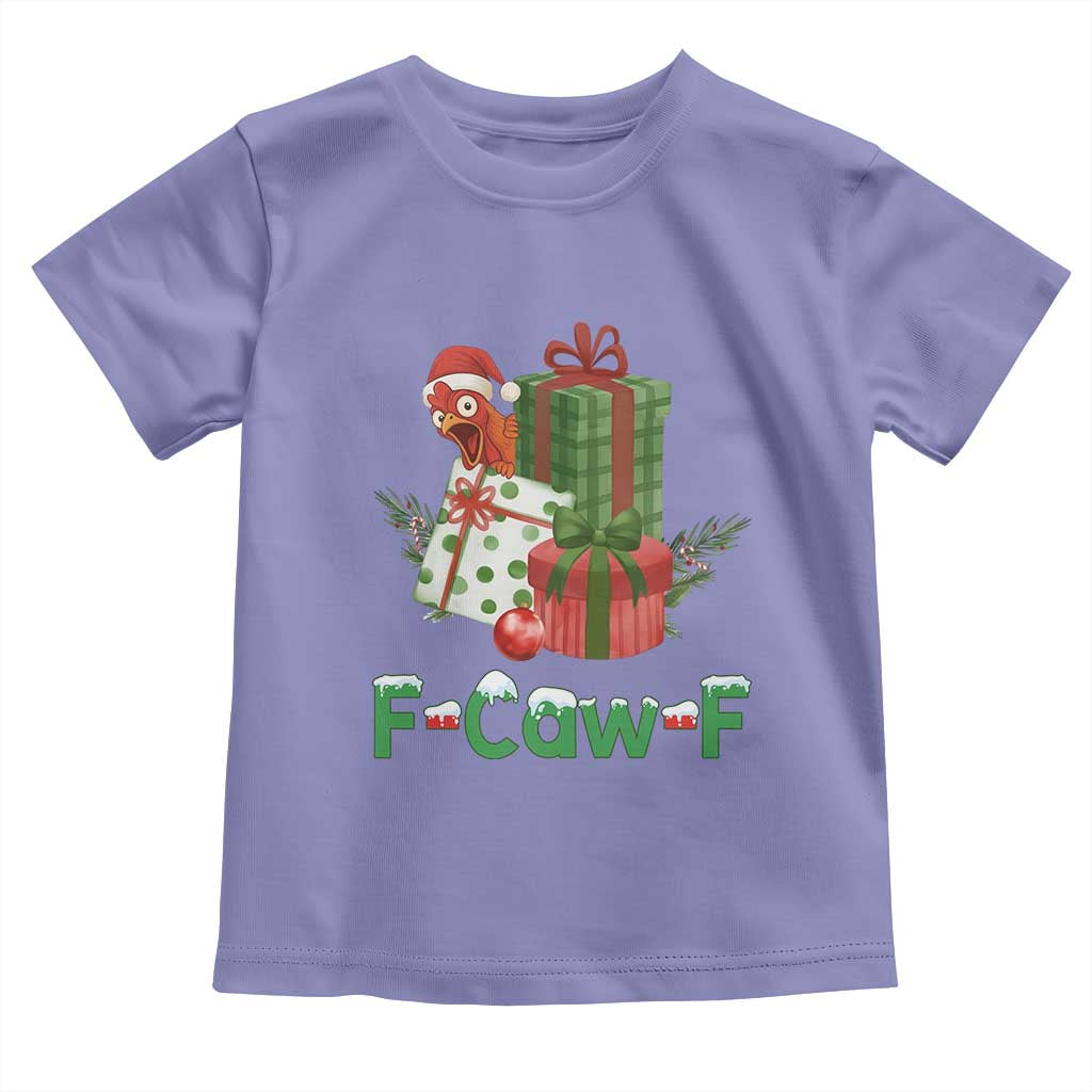 F Caw F Chicken Toddler T Shirt Funny Farm Life Holiday Gift TS12 Violet Print Your Wear