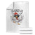 Funny F Caw F Chicken Sarcastic Joke Gift Throw Blanket TS12 White Print Your Wear