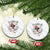 Funny F Caw F Chicken Sarcastic Joke Gift Ceramic Ornament - Print Your Wear