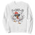 Funny F Caw F Chicken Sarcastic Joke Gift Sweatshirt TS12 White Print Your Wear