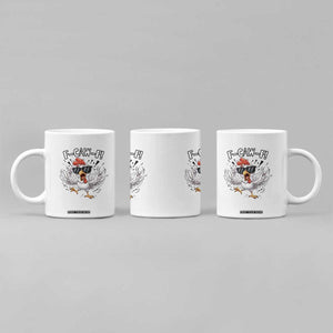 Funny F Caw F Chicken Sarcastic Joke Gift Coffee Mug TS12 Print Your Wear