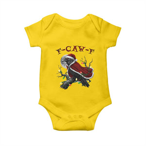 F Caw F Raven Sarcastic Joke Baby Onesie Holiday Gag Gift TS12 Daisy Print Your Wear