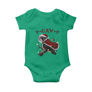 F Caw F Raven Sarcastic Joke Baby Onesie Holiday Gag Gift TS12 Irish Green Print Your Wear