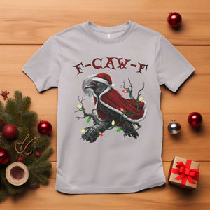 F Caw F Raven Sarcastic Joke T Shirt Holiday Gag Gift TS12 Ice Gray Print Your Wear