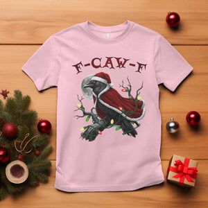 F Caw F Raven Sarcastic Joke T Shirt Holiday Gag Gift TS12 Light Pink Print Your Wear