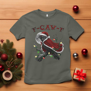 F Caw F Raven Sarcastic Joke T Shirt Holiday Gag Gift TS12 Military Green Print Your Wear
