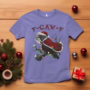 F Caw F Raven Sarcastic Joke T Shirt Holiday Gag Gift TS12 Violet Print Your Wear