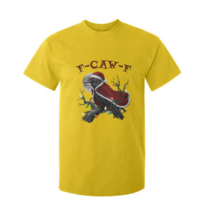 F Caw F Raven Sarcastic Joke T Shirt For Kid Holiday Gag Gift - Print Your Wear