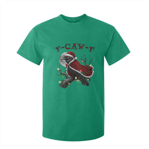 F Caw F Raven Sarcastic Joke T Shirt For Kid Holiday Gag Gift - Print Your Wear
