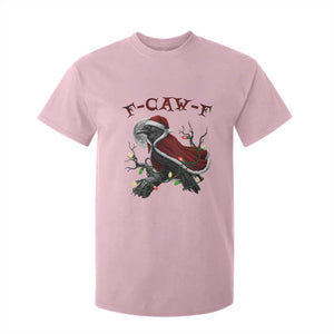 F Caw F Raven Sarcastic Joke T Shirt For Kid Holiday Gag Gift TS12 Light Pink Print Your Wear
