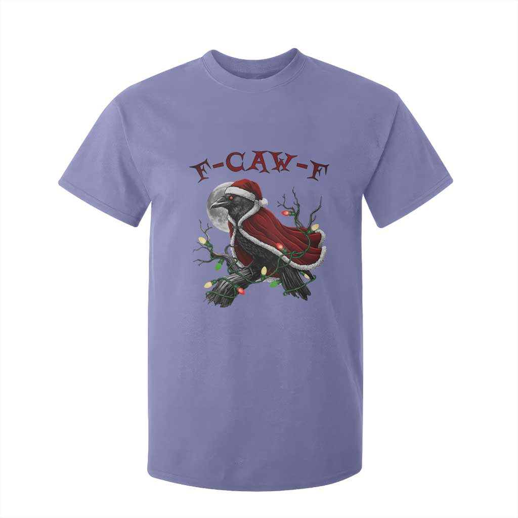 F Caw F Raven Sarcastic Joke T Shirt For Kid Holiday Gag Gift TS12 Violet Print Your Wear