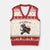 F Caw F Raven Sarcastic Joke V-Neck Knit Sweater Vest Holiday Gag Gift - Print Your Wear