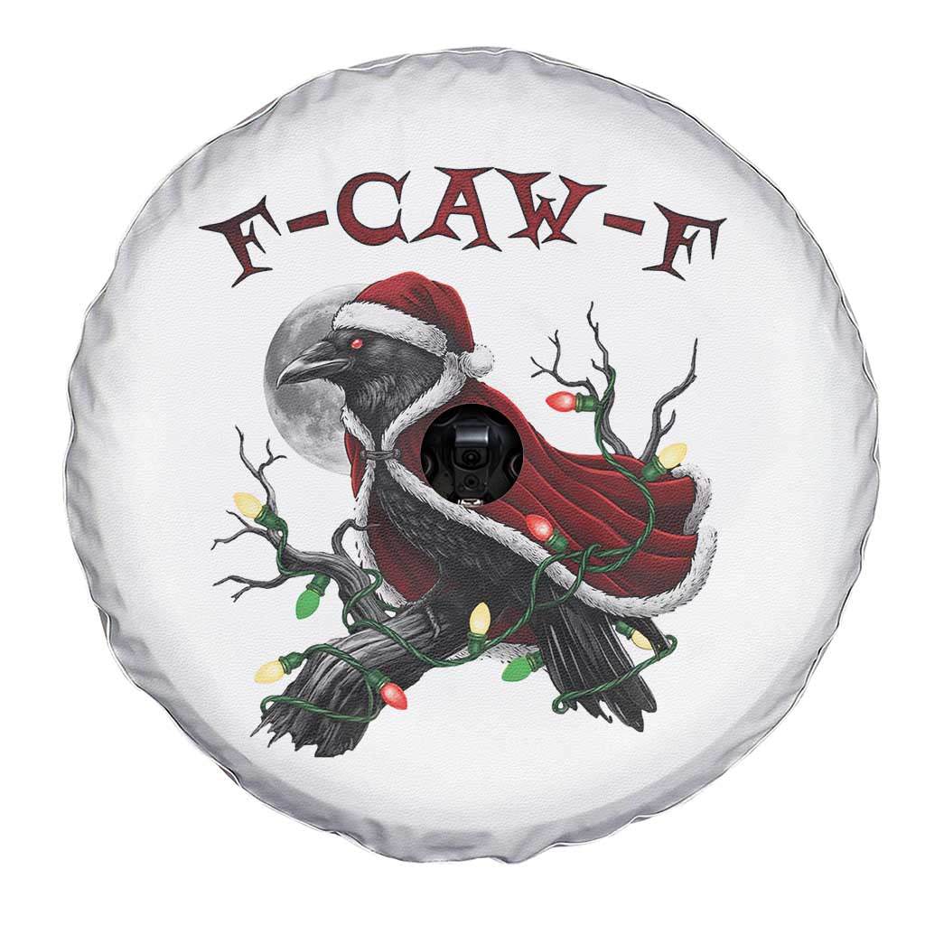 F Caw F Raven Sarcastic Joke Spare Tire Cover Holiday Gag Gift TS12 Print Your Wear