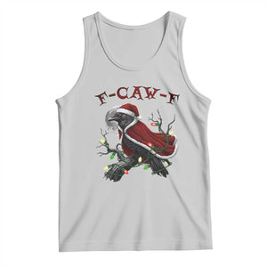 F Caw F Raven Sarcastic Joke Tank Top Holiday Gag Gift - Print Your Wear