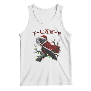 F Caw F Raven Sarcastic Joke Tank Top Holiday Gag Gift - Print Your Wear