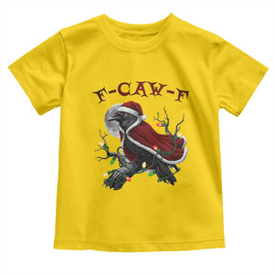 F Caw F Raven Sarcastic Joke Toddler T Shirt Holiday Gag Gift TS12 Daisy Print Your Wear