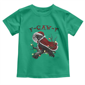 F Caw F Raven Sarcastic Joke Toddler T Shirt Holiday Gag Gift TS12 Irish Green Print Your Wear