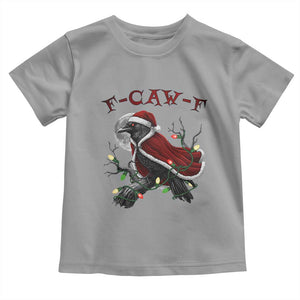 F Caw F Raven Sarcastic Joke Toddler T Shirt Holiday Gag Gift TS12 Sport Gray Print Your Wear