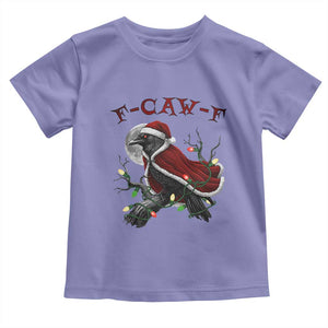 F Caw F Raven Sarcastic Joke Toddler T Shirt Holiday Gag Gift TS12 Violet Print Your Wear