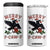 Merry F Caw F Raven Lover 4 in 1 Can Cooler Tumbler Funny Holidays Gift - Print Your Wear